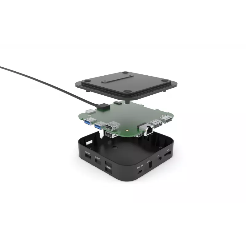 i-tec USB-C kahe kuvariga dokkimisjaam toiteedastusega 100 W
