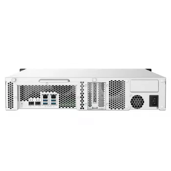 QNAP TS-832PXU NAS Rack (2U) Annapurna Labs AL324 4 GB DDR4 0 TB QNAP Turbo System Alumiinium, Must