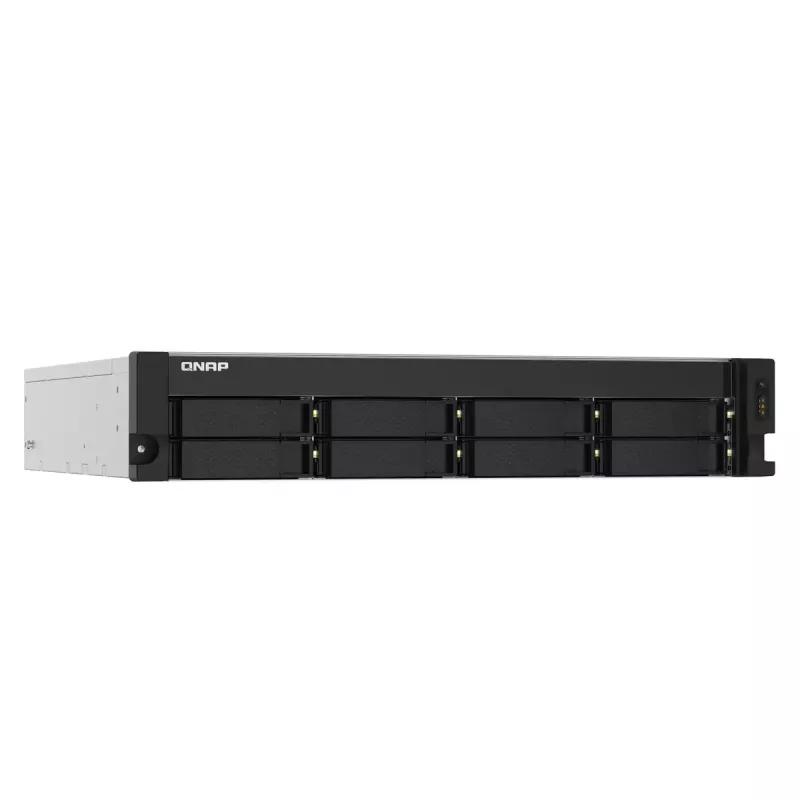 QNAP TS-832PXU NAS Rack (2U) Annapurna Labs AL324 4 GB DDR4 0 TB QNAP Turbo System Alumiinium, Must