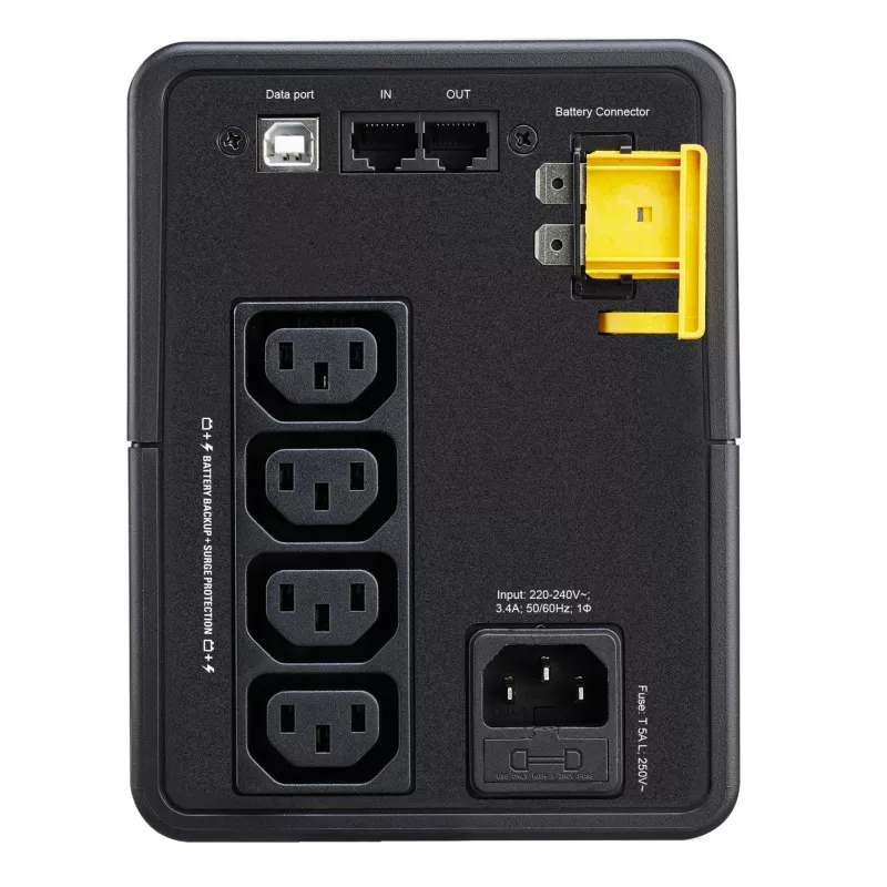 APC Back-UPS BX750MI - 750VA, 4x C13, USB, Line-Interactive, 0,75 kVA, 410 W, Siinus, 140 V, 300 V