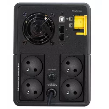 APC Back-UPS, 1600VA, Tower, 230V, 4x CEE 7/5 Prantsuse Schuko pistikupesa, AVR