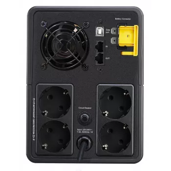 APC Back-UPS, 1600VA, torn, 230V, 4x CEE 7/7 Schuko pistikupesa, AVR