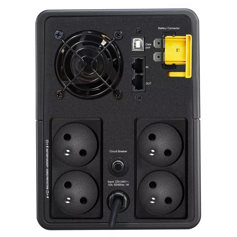 APC Back-UPS, 2200VA, torn, 230V, 4x CEE 7/5 Prantsuse Schuko pistikupesa, AVR