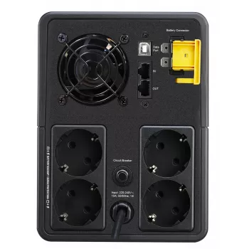 APC Back-UPS, 2200VA, Tower, 230V, 4x CEE 7/7 Schuko pistikupesa, AVR