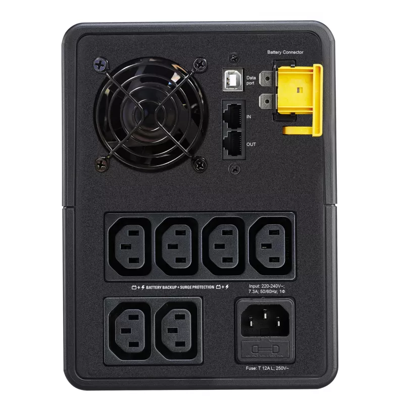 APC Back-UPS, 1600VA, torn, 230V, 6x IEC C13 pistikupesa, AVR, liini-interaktiivne, 1,6 kVA, 900 W, siinus, 140 V, 300 V