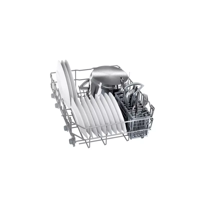 Sisseehitatud nõudepesumasin Bosch Serie 2 SPV2IKX10E, kitsas 45 cm, 9 katet, 48 dB, 5 programmi, roostevabast terasest vann