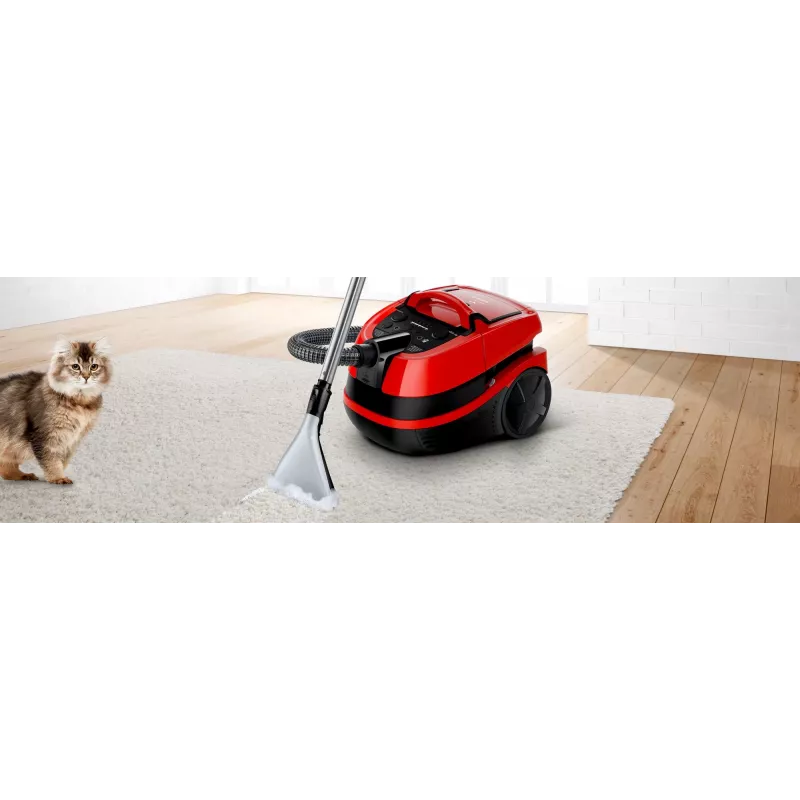 Bosch Serie 4 BWD421PET tolmuimeja 5 L Silindertolmuimeja Kuiv- ja märgpuhastus 2100 W