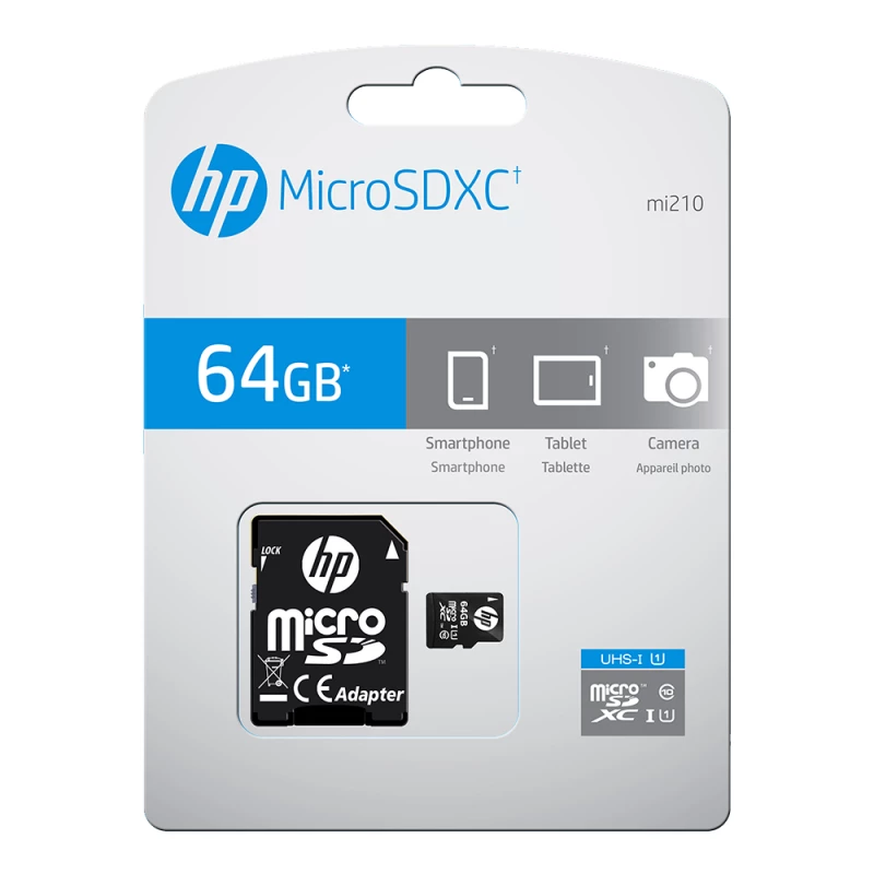 HP SDU64GBXC10HP-EF mälukaart 64 GB MicroSDXC UHS-I Class 10