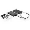 GEMBIRD USB 3.1 2,5-tolline SATA kõvaketta korpus Type-C pordiga, harjatud alumiinium - must