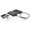GEMBIRD USB 3.1 2,5-tolline SATA kõvaketta korpus Type-C pordiga, harjatud alumiinium - must