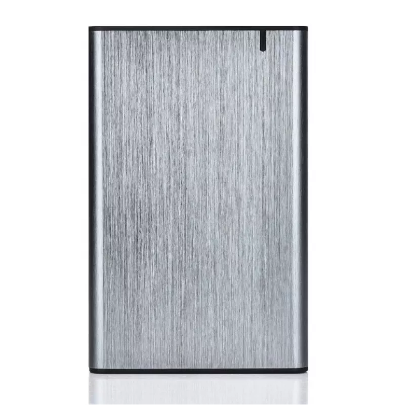 GEMBIRD USB 3.1 2,5 inch SATA HDD korpus USB-C pordiga, harjatud alumiinium - hall