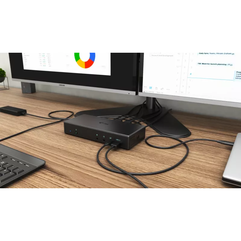 Dokkimisjaam i-tec USB-C Quattro Display dokkimisjaam toiteedastusega 85 W