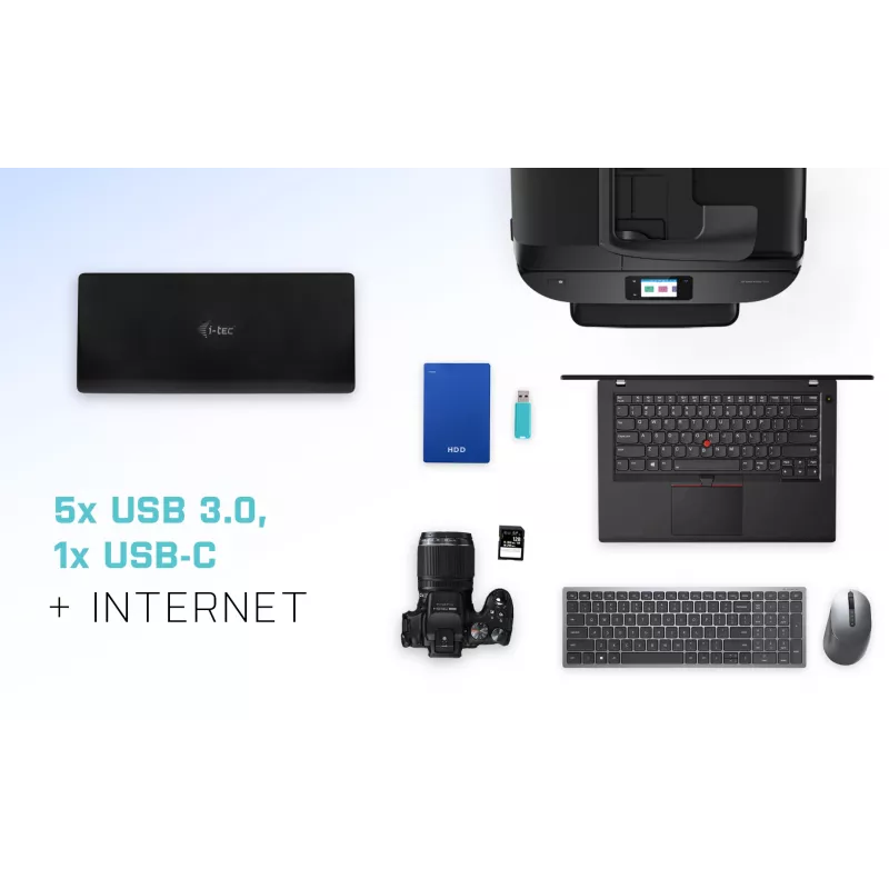 Dokkimisjaam i-tec USB-C Quattro Display dokkimisjaam toiteedastusega 85 W