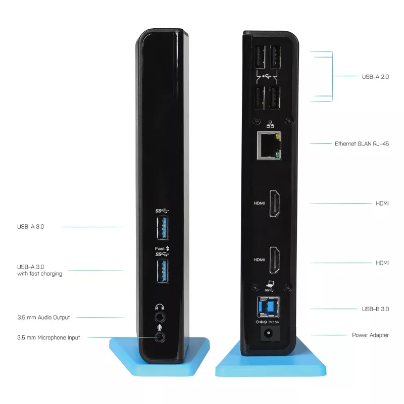 i-tec USB 3.0/USB-C kahe HDMI-ga dokkimisjaam