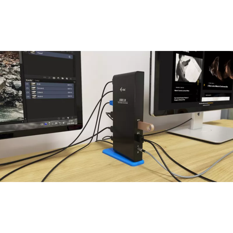 i-tec USB 3.0/USB-C kahe HDMI-ga dokkimisjaam