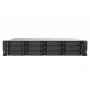 QNAP TS-1273AU-RP-8G NAS/salvestusserver Rack (2U) Ryzen Embedded V1500B 8 GB DDR4 0 TB QNAP QTS Alumiinium, Must