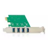 DIGITUS USB Pci-e laienduskaart USB 3.0, 4-pordiline A/F, kiibistik: VL805, isetoitega