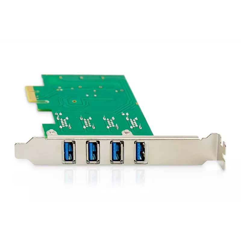 DIGITUS USB Pci-e laienduskaart USB 3.0, 4-pordiline A/F, kiibistik: VL805, isetoitega