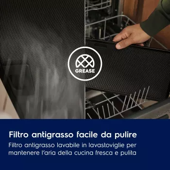 Electrolux LFU216X sisse-ehitatav roostevaba teras, hõbedane 272 m³/h