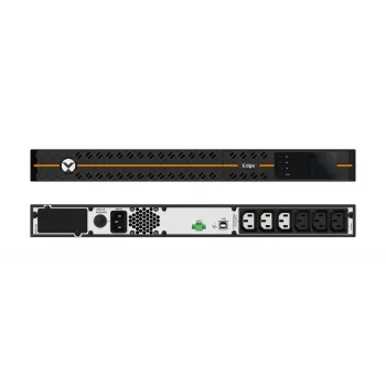 Vertiv Liebert EDGE-1000IRM1U line-interactive UPS 1000 VA 900 W 230 V, 1U riiulipaigaldus, 6x IEC C13, must