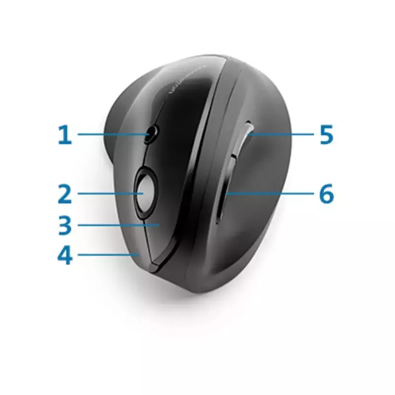 Hiir Kensington Pro Fit Ergo Vertical Wireless RF Wireless