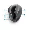 Hiir Kensington Pro Fit Ergo Vertical Wireless RF Wireless