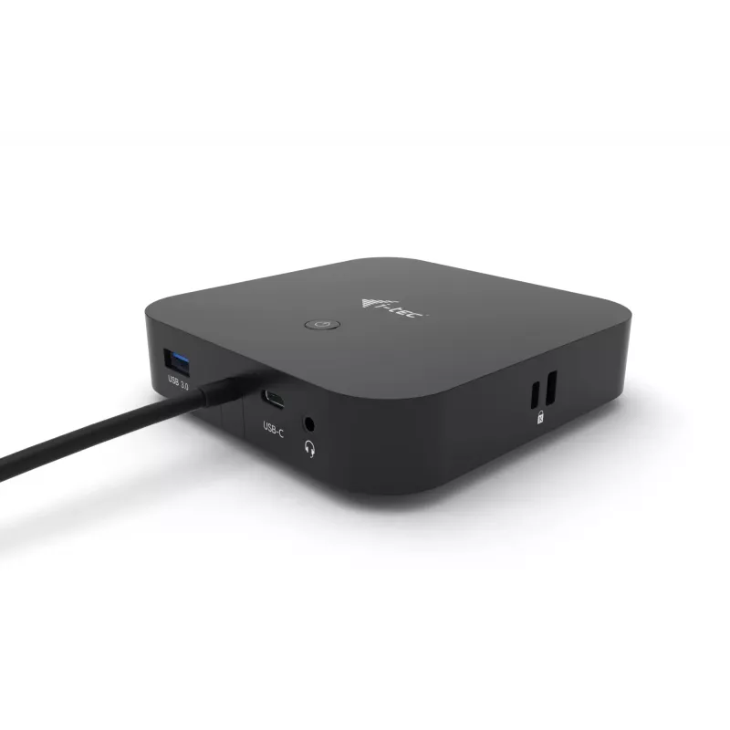 i-tec USB-C kahe kuvariga dokkimisjaam toiteallikaga 100 W + universaalne laadija 100 W