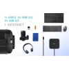 i-tec USB-C kahe kuvariga dokkimisjaam toiteallikaga 100 W + universaalne laadija 100 W
