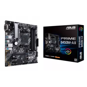 Emaplaat ASUS PRIME B450M-A II AMD B450 Socket AM4 micro ATX