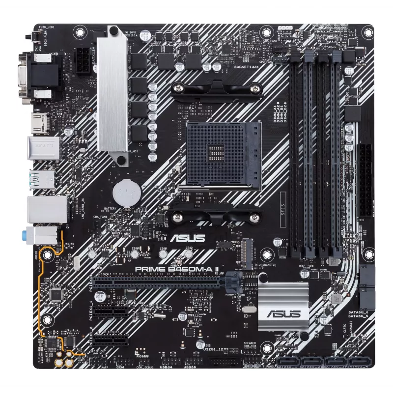 Emaplaat ASUS PRIME B450M-A II AMD B450 Socket AM4 micro ATX