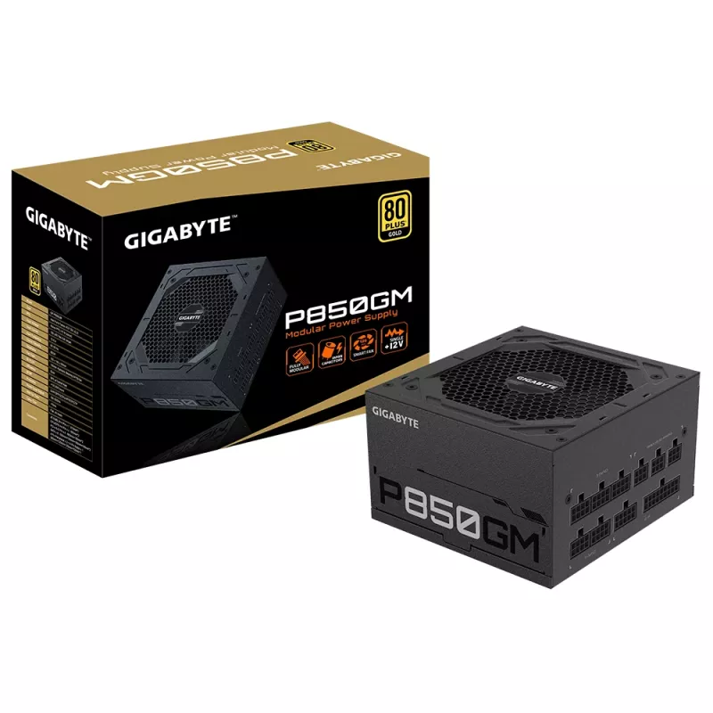 GIGABYTE P850GM toiteplokk 850 W 20+4 pin ATX ATX must