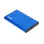 Kõvaketta/SSD-korpus IBOX HD-05 — 2,5-tolline SATA III, USB 3.2 Gen 1 (Micro-USB B), kuni 10 TB, sinine