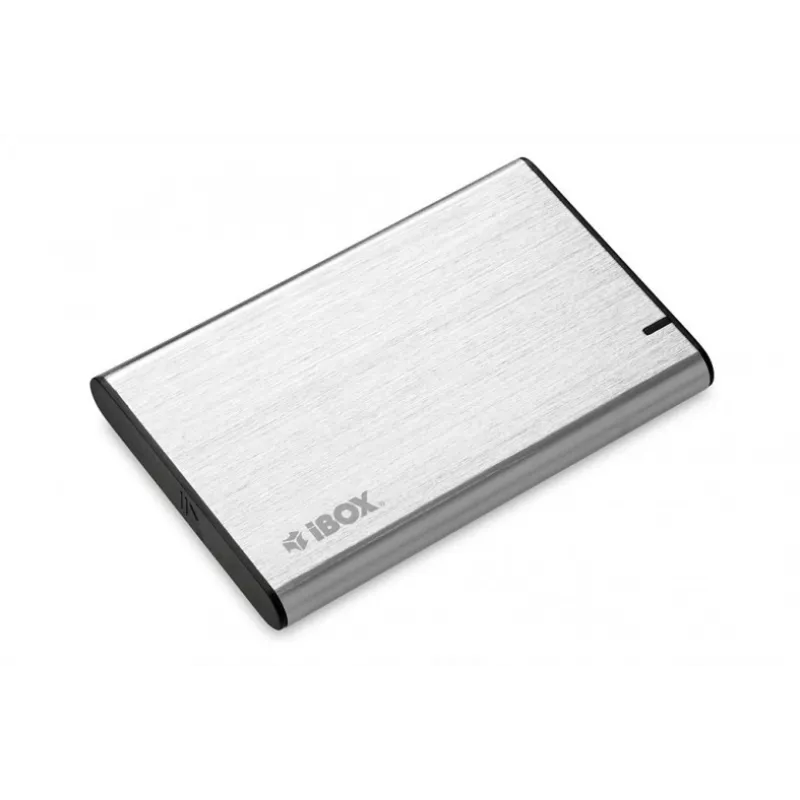 HDD/SSD korpus IBOX HD-05 — 2,5-tolline SATA III, USB 3.2 Gen 1 (5 Gbit/s), Micro-USB B, kuni 10 TB, hall