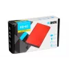 HDD/SSD-korpus IBOX HD-05 Punane 2,5 tolli — USB 3.2 Gen 1 (5 Gbit/s), JMicron JMS578, kuni 10 TB