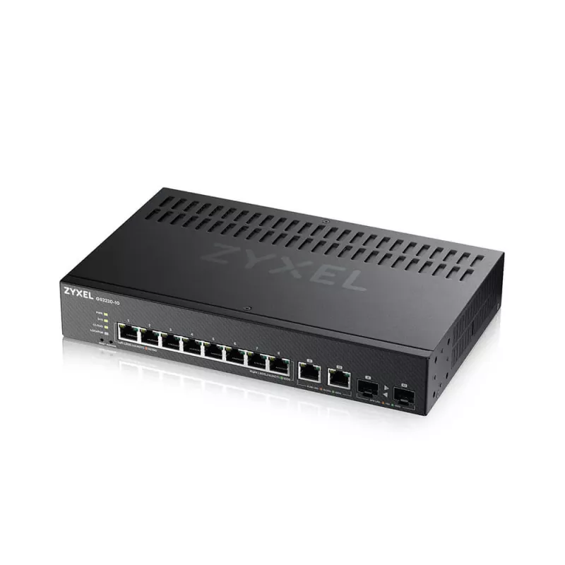 Zyxel GS2220-10-EU0101F võrgulüliti Hallatav L2 Gigabit Ethernet (10/100/1000) Must