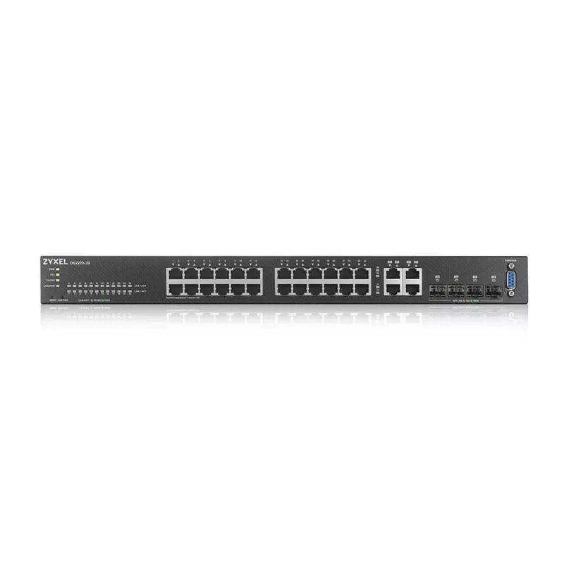 Zyxel GS2220-28-EU0101F võrgulüliti Hallatav L2 Gigabit Ethernet (10/100/1000) Must