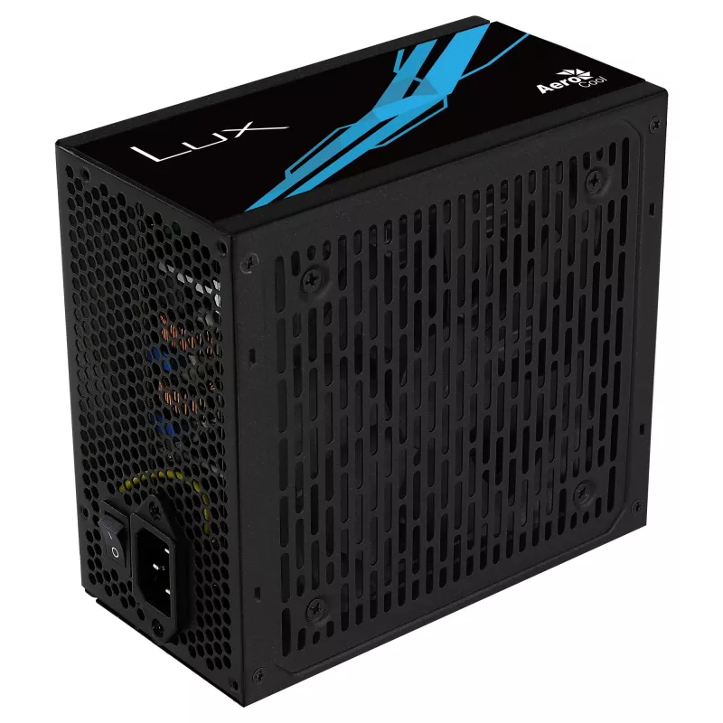 Aerocool LUX650 PC toiteplokk 650W 80 Plus Bronze 230V 88% tõhusus must