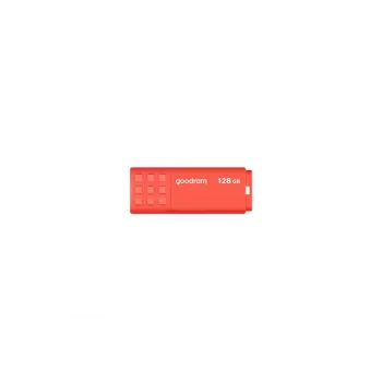 USB-mälupulk GOODRAM UME3 128 GB USB Type-A 3.2 Gen 1, oranž, korgita, 60/20 MB/s