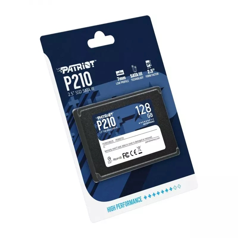 Patriot Memory P210 2.5 tolli 128GB Serial ATA III 450/350 MB/s