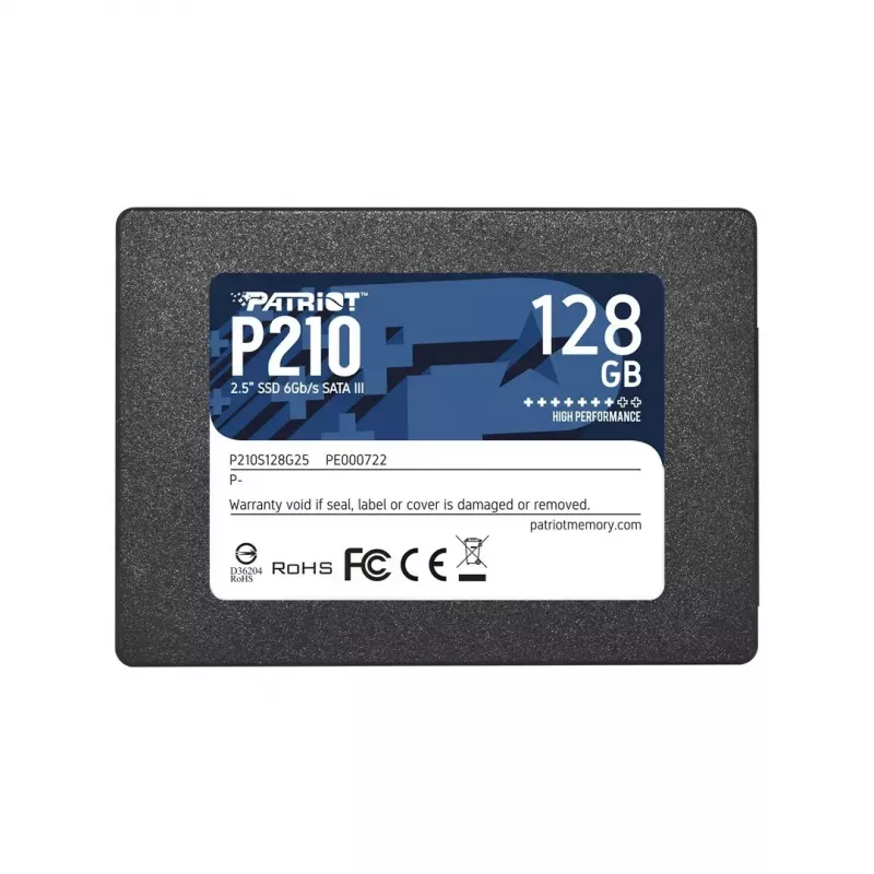 Patriot Memory P210 2.5 tolli 128GB Serial ATA III 450/350 MB/s