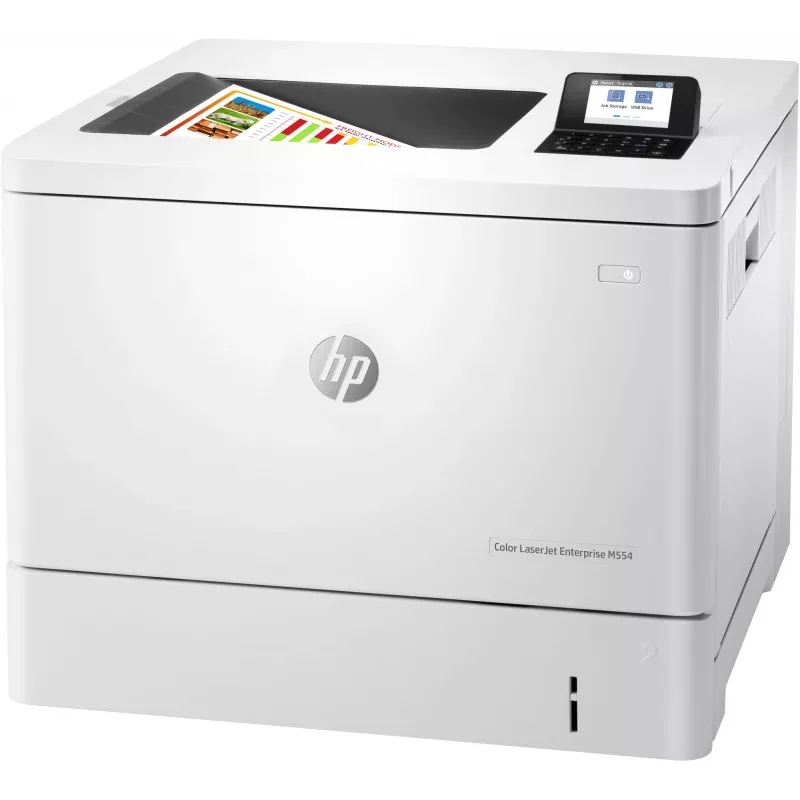 HP Color LaserJet Enterprise M554dn printer, laser, värviline, 1200 x 1200 DPI, A4, 33 ppm, kahepoolne printimine