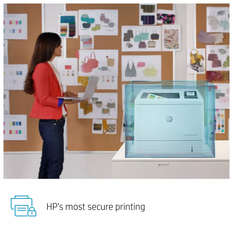 HP Color LaserJet Enterprise M554dn printer, laser, värviline, 1200 x 1200 DPI, A4, 33 ppm, kahepoolne printimine