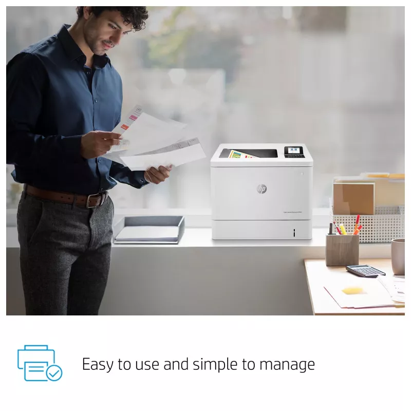 HP Color LaserJet Enterprise M554dn printer, laser, värviline, 1200 x 1200 DPI, A4, 33 ppm, kahepoolne printimine