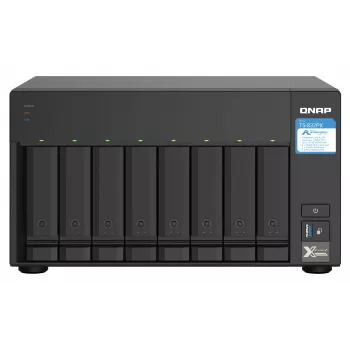 QNAP TS-832PX NAS Torn Annapurna Labs AL324 4 GB DDR4 0 TB QNAP Turbo System Alumiinium, Must
