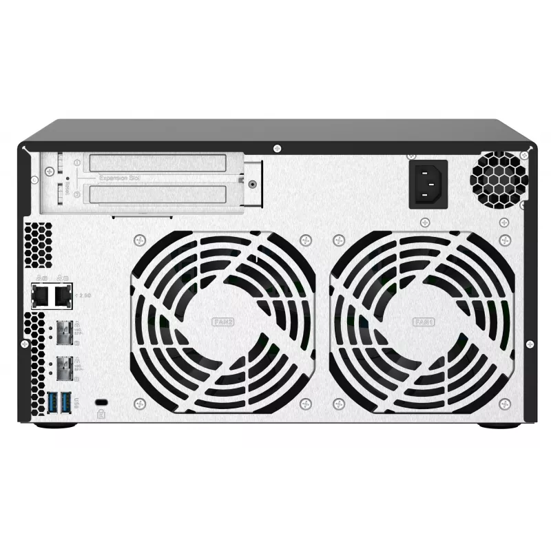 QNAP TS-832PX NAS Torn Annapurna Labs AL324 4 GB DDR4 0 TB QNAP Turbo System Alumiinium, Must
