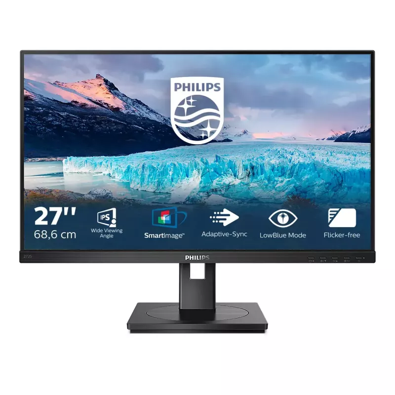 Philips S Line 272S1AE/00 arvutimonitor 68,6 cm (27 tolli) 1920 x 1080 pikslit Full HD LCD must