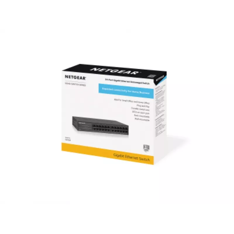 NETGEAR GS324 Hallatav Gigabit Ethernet (10/100/1000) Must