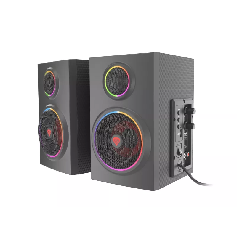 GENESIS Helium 300 BT kõlarikomplekt 24 W PC/Laptop Must 2.0 kanalit 2-way Bluetooth