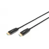DIGITUS HDMI AOC hübriidkiudühenduskaabel, tüüp A M/M, 10 m, UHD 8K@60Hz, CE, must