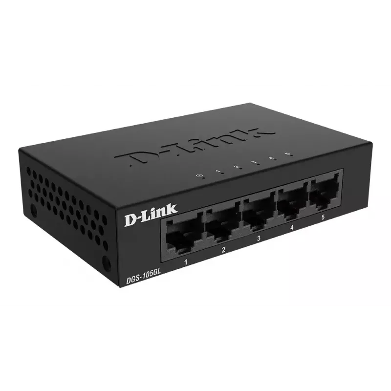 D-Link DGS-105GL/E võrgulüliti Haldamata Gigabit Ethernet (10/100/1000) Must